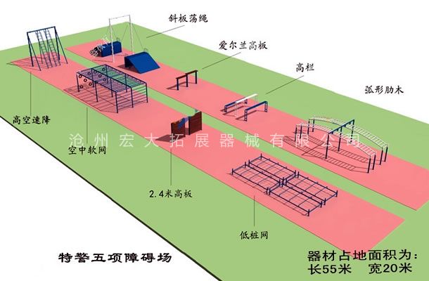 特警五項訓練設施