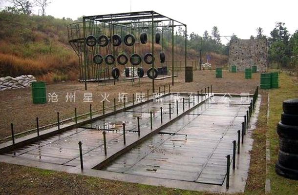 跨網(wǎng)-400米渡海登島-渡海登島訓練器材