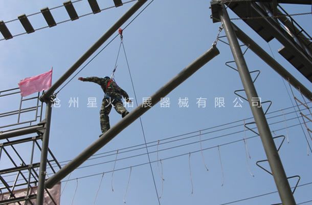 高空獨木橋-高空單項器材-高空之路-拓展器材