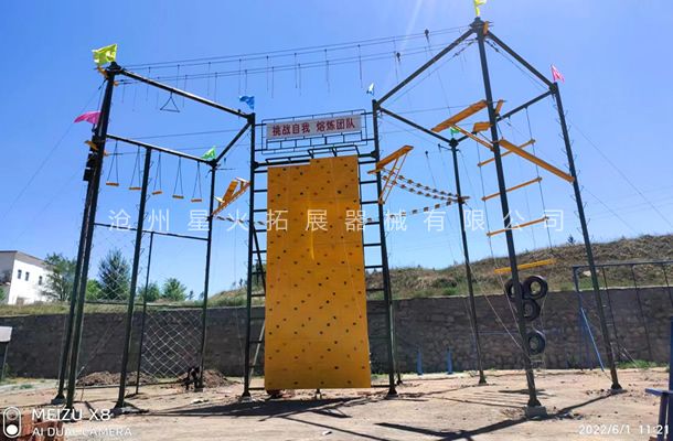 內(nèi)蒙古鄂爾多斯高空心里行為訓(xùn)練器械建設(shè)完成，受到好評